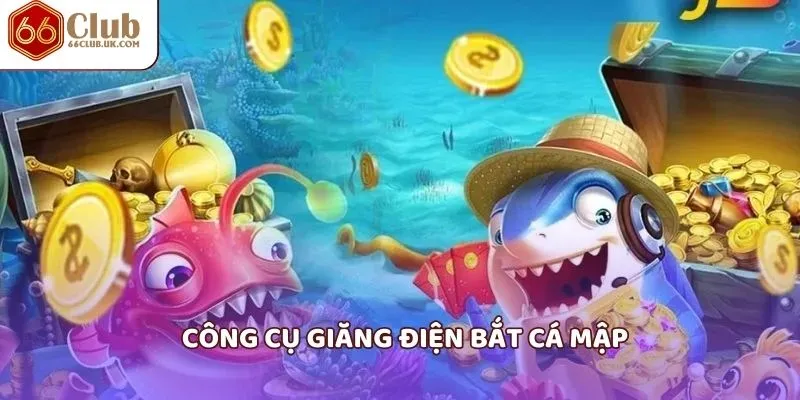 Công cụ giăng điện bắt cá mập